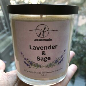 Lavender & Sage Soy Candle